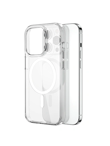 WiWU BC-022 Non-Yellow Transparent Magsafe Phone Case for iP 15 Pro, 15 Pro Max - Image 2