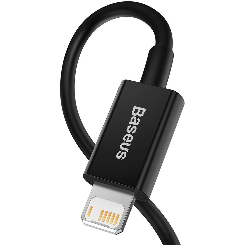 Baseus Superior Series Fast Charging Data Cable USB to Lightning 2.4A - 2m Black - Image 2
