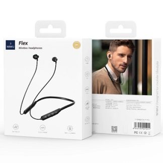 Wiwu Flex GB01 Neckband Wireless Earphones - Black