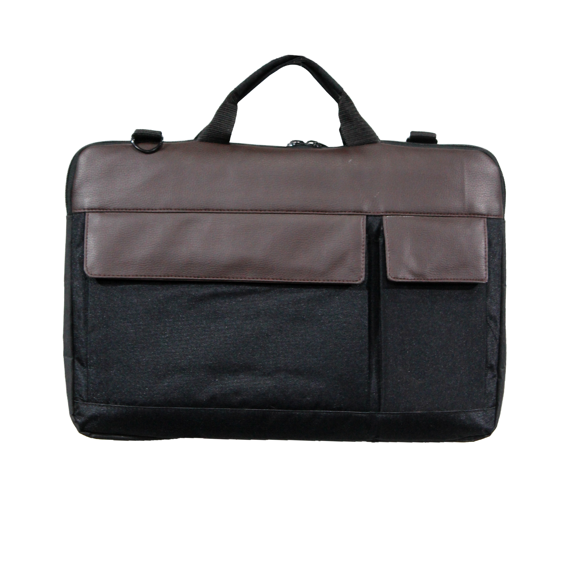 Orange 15.6 Inch Fabric File Laptop Bag
