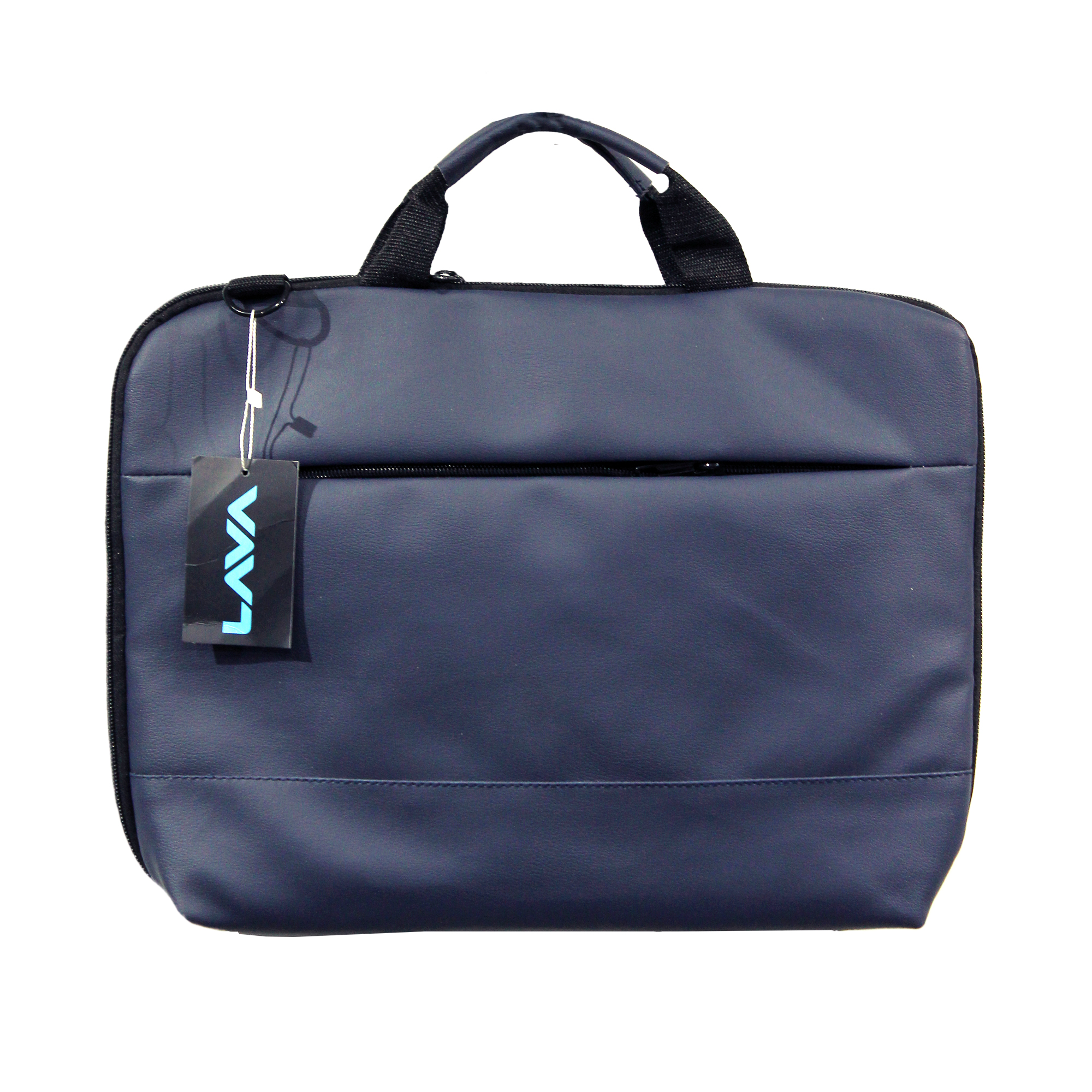 CX02 14.0 Inch Ultra Slim Laptop Bag - PU Leather, Blue