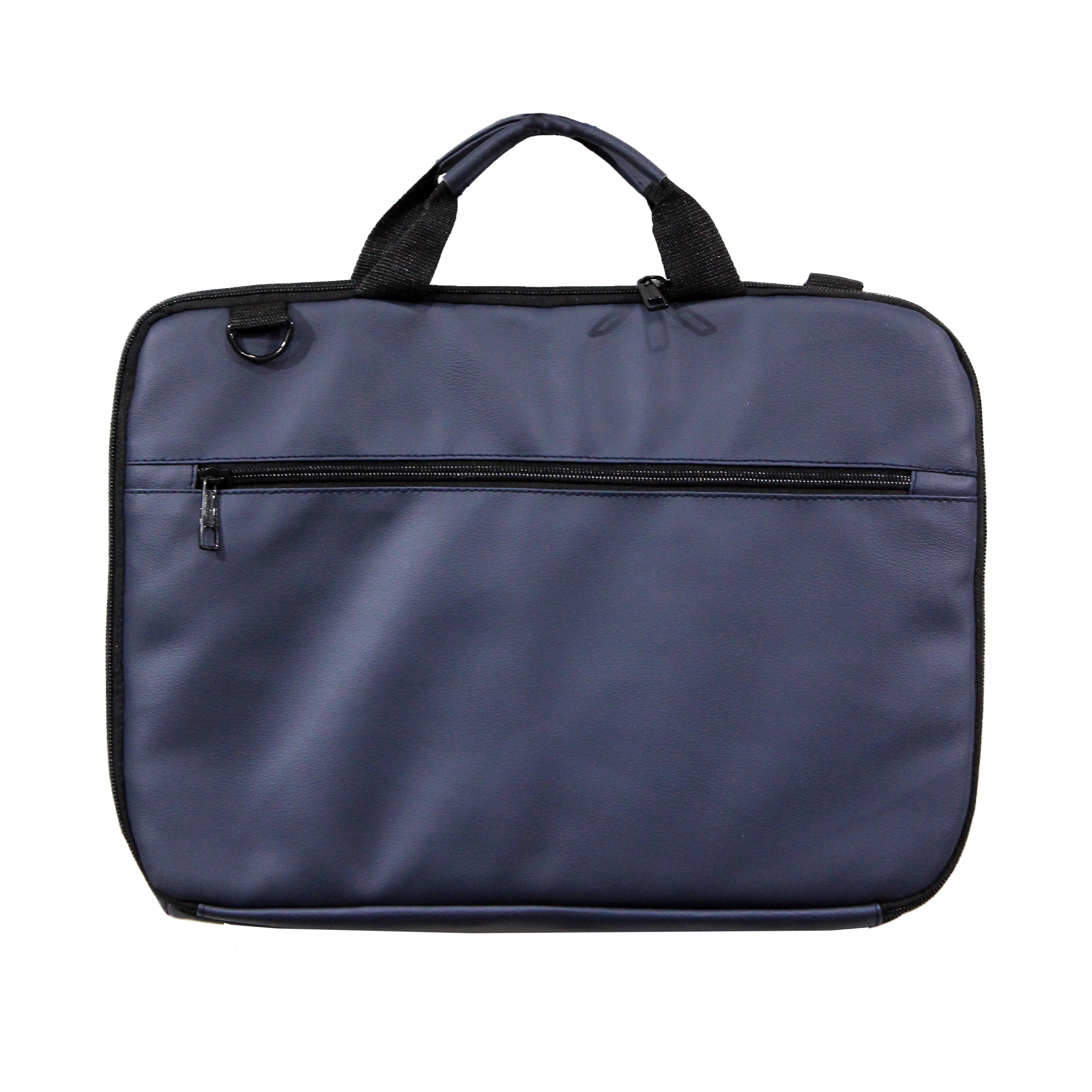CX02 14.0 Inch Ultra Slim Laptop Bag - PU Leather, Blue - Image 2