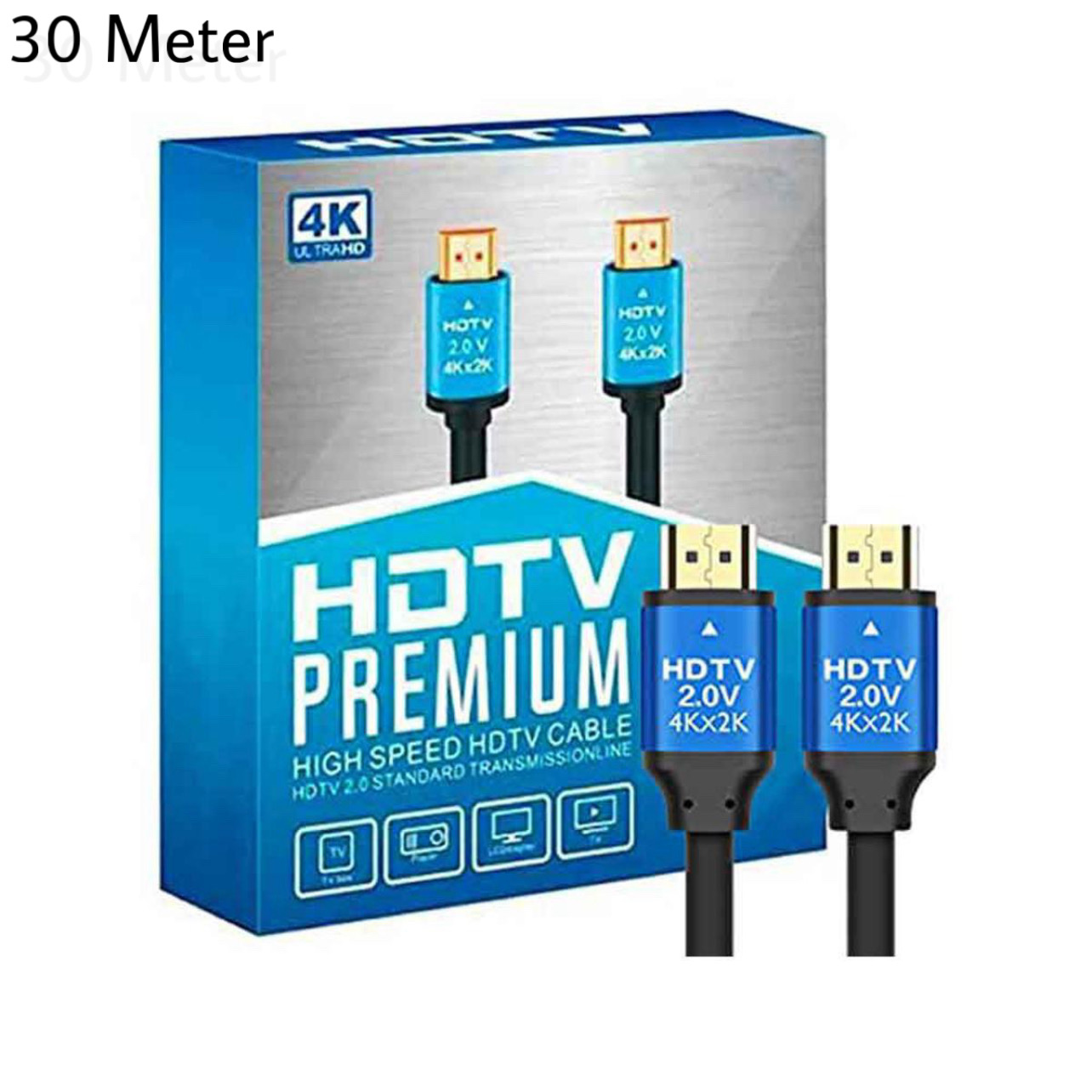30 Meter 4K HDMI Cable 2.0: Premium High-Speed for UHD HDTV