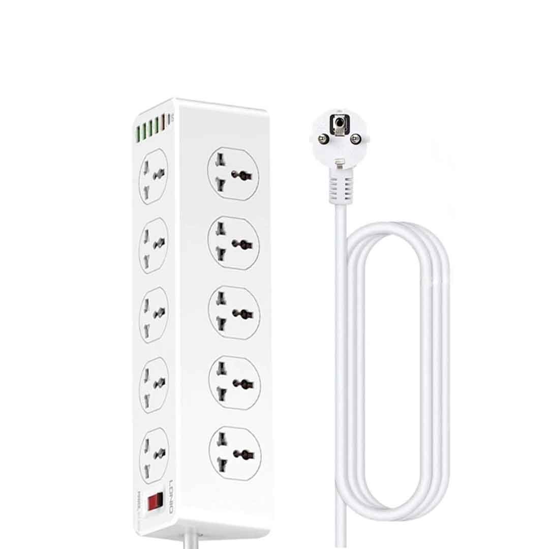 LDNIO SC10610 Power Socket - PD 20W, 10 Outlets, Smart Extension - Image 2