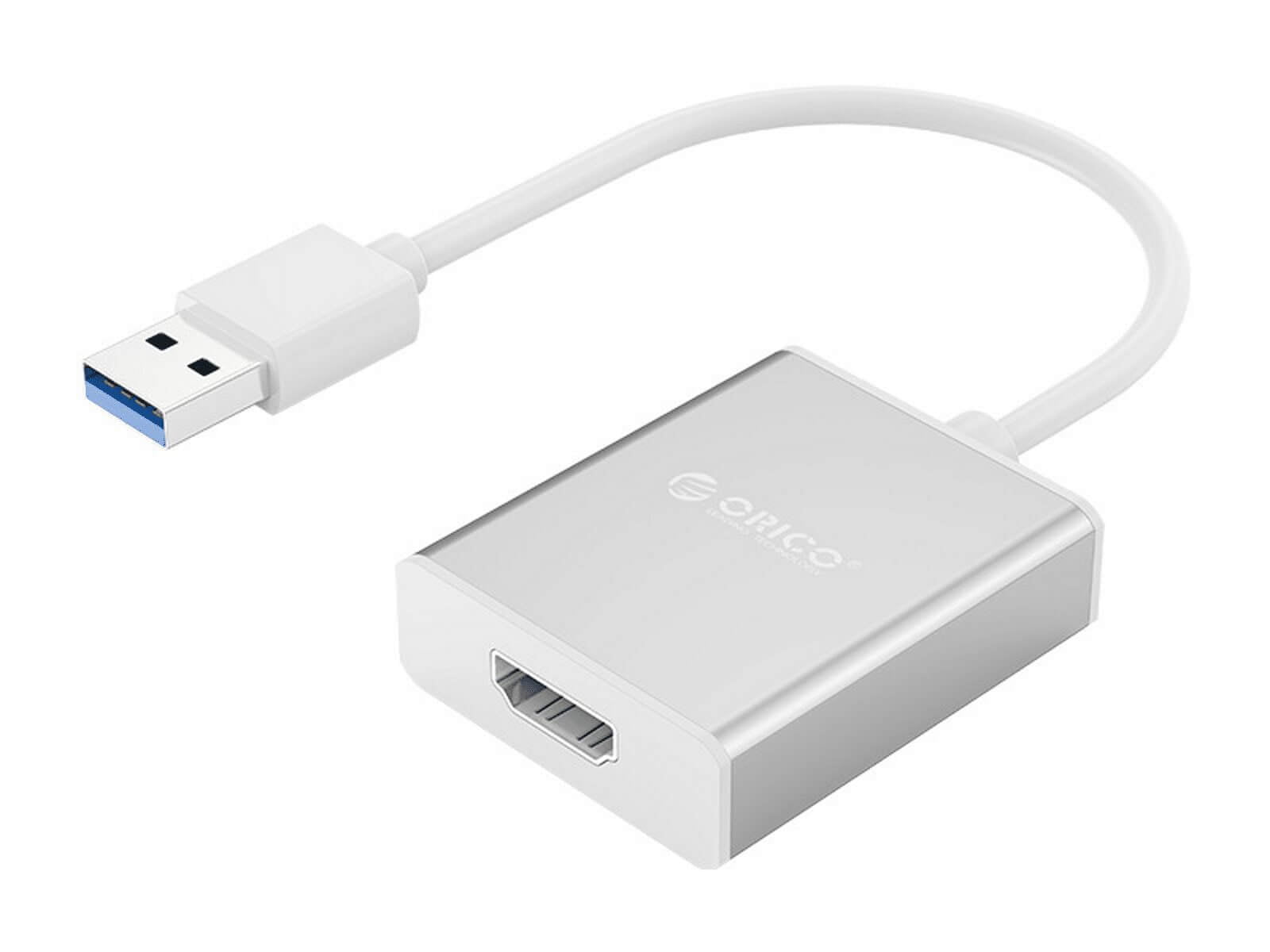 Orico USB 3.0 to HDMI Adapter UTH-SV-BP in Elegant Silver
