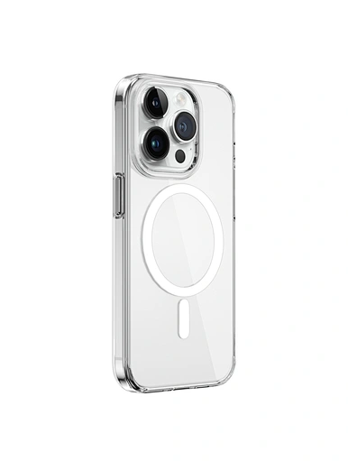 WiWU BC-022 Non-Yellow Transparent Magsafe Phone Case for iP 15 Pro, 15 Pro Max - Image 5
