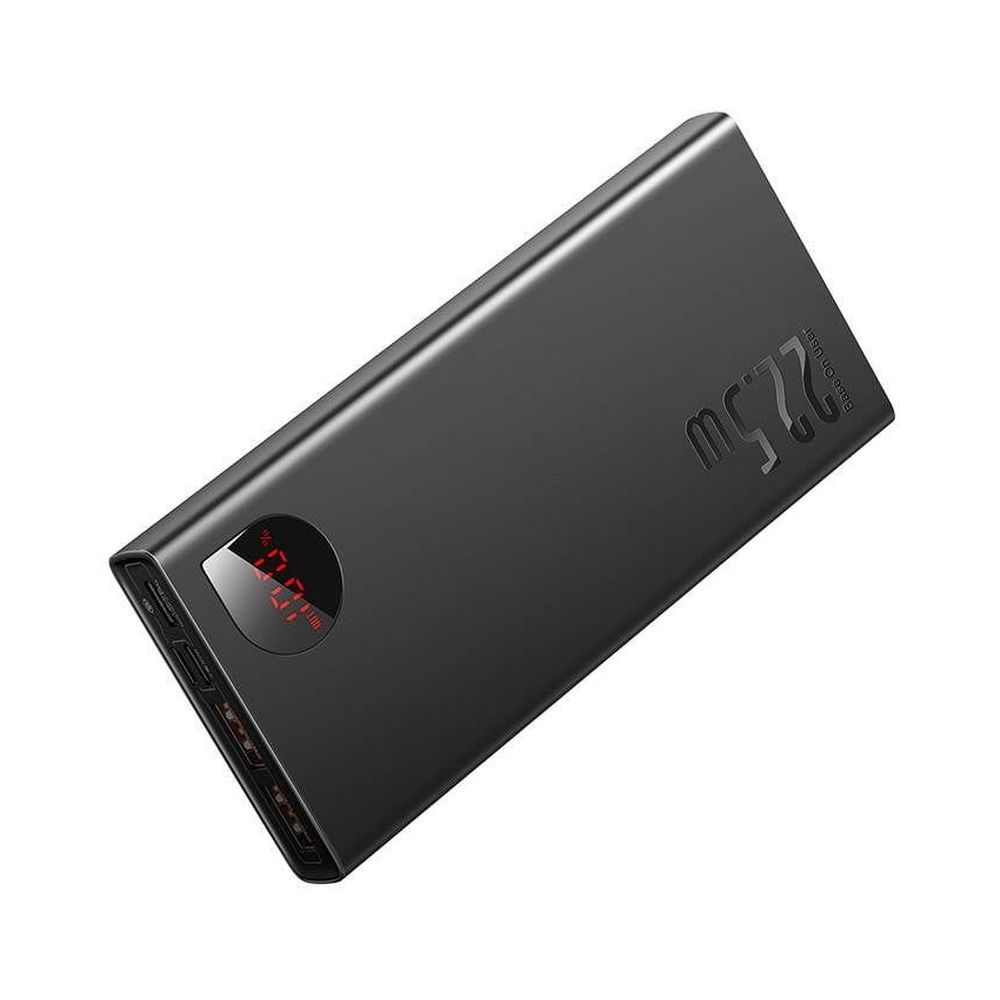 Baseus Adaman 20000mAh 22.5W Metal Power Bank with Digital Display - Black - Image 2