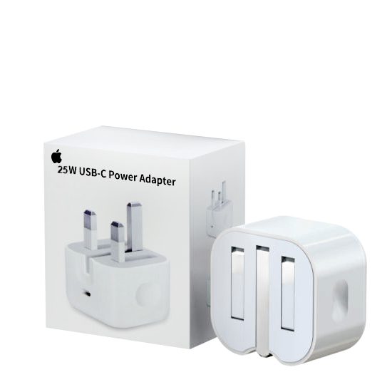 Apple 25W USB-C Power Adapter (UK Plug)