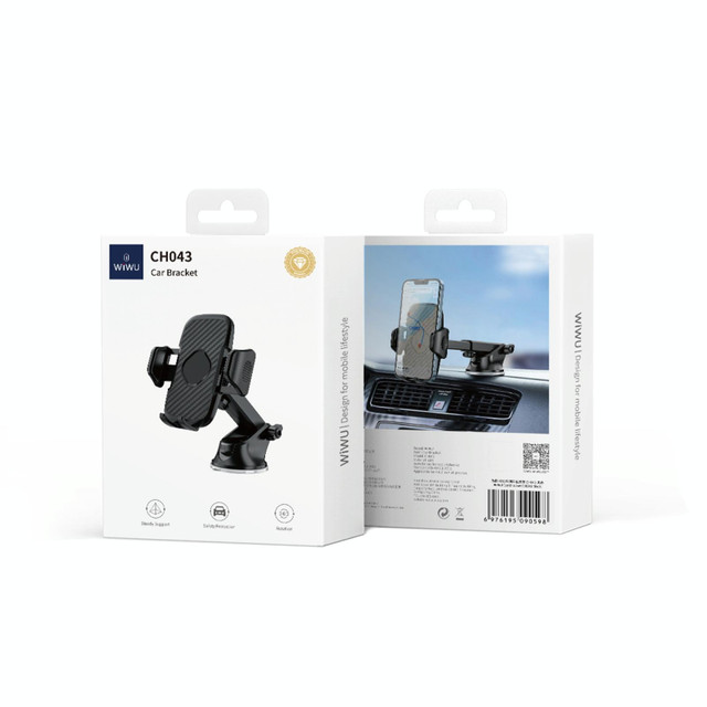 WIWU CH043 Car Bracket - Black - Image 7