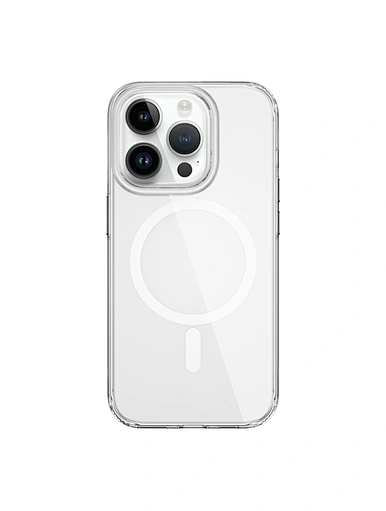 WiWU BC-022 Non-Yellow Transparent Magsafe Phone Case for iP 15 Pro, 15 Pro Max - Image 3